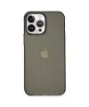 Apple İphone 14 Pro Kılıf Pc Sert Şeffaf Kapak - Siyah