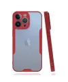 Apple İphone 14 Pro Kılıf Platin Silikon - Kırmızı