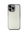 Apple İphone 14 Pro Kılıf Razer Lensli Silikon - Mor