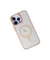 Apple İphone 14 Pro Kılıf Room Magneticsafe Silikon - Pudra