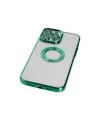 Apple İphone 14 Pro Kılıf Slot Silikon - Köknar Yeşili