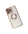 Apple İphone 14 Pro Kılıf Slot Silikon - Rose Gold