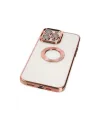 Apple iPhone 14 Pro Kılıf Slot Silikon - Rose Gold