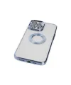 Apple iPhone 14 Pro Kılıf Slot Silikon - Sierra Blue