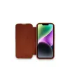 Apple İphone 14 Pro Max Kılıf Dolpin Kapaklı - Kahverengi