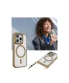 Apple İphone 14 Pro Max Kılıf Enka Magsafe Silikon Kılıf - Desert