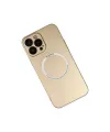 Apple İphone 14 Pro Max Kılıf Jack Magneticsafe Lens Silikon - Gold