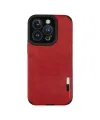 Apple İphone 14 Pro Max Kılıf Loop Deri Silikon - Kırmızı