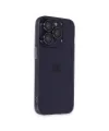 Apple İphone 14 Pro Max Kılıf Luko Lens Silikon - Siyah