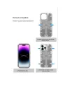 Apple İphone 14 Pro Max Kılıf Mekanik Bumper Kapak - Gümüş