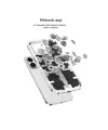 Apple iPhone 14 Pro Max Kılıf Mekanik Bumper Kapak - Siyah