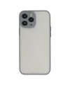 Apple iPhone 14 Pro Max Kılıf Montreal Silikon Kapak - Gri