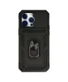 Apple İphone 14 Pro Max Kılıf Pars Lens Yüzüklü Silikon - Siyah