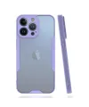 Apple İphone 14 Pro Max Kılıf Platin Silikon - Lila