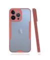 Apple İphone 14 Pro Max Kılıf Platin Silikon - Pembe