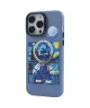 Apple İphone 14 Pro Max Kılıf Prada Desenli Kapak - Prada Mavi - 1
