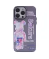 Apple İphone 14 Pro Max Kılıf Prada Desenli Kapak - Prada Mor - 1