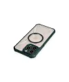 Apple İphone 14 Pro Max Kılıf Prag Magneticsafe Kapak - Koyu Yeşil