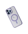 Apple İphone 14 Pro Max Kılıf Room Magneticsafe Silikon - Lila