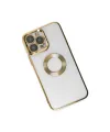 Apple İphone 14 Pro Max Kılıf Slot Silikon - Gold
