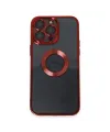 Apple İphone 14 Pro Max Kılıf Slot Silikon - Kırmızı