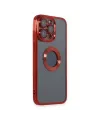 Apple İphone 14 Pro Max Kılıf Slot Silikon - Kırmızı