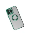 Apple İphone 14 Pro Max Kılıf Slot Silikon - Köknar Yeşili