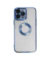 Apple iPhone 14 Pro Max Kılıf Slot Silikon - Mavi