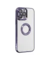 Apple iPhone 14 Pro Max Kılıf Slot Silikon - Mor