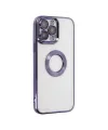 Apple İphone 14 Pro Max Kılıf Slot Silikon - Mor