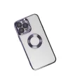 Apple İphone 14 Pro Max Kılıf Slot Silikon - Mor