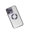 Apple iPhone 14 Pro Max Kılıf Slot Silikon - Mor