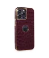 Apple iPhone 14 Pro Max Kılıf Snake Kapak - Derin Mor