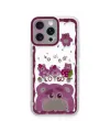 Apple İphone 14 Pro Max Kılıf Sweet Desenli Silikon Kapak - Pembe