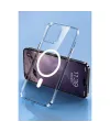 Apple İphone 14 Pro Max Kılıf Tron Şeffaf Magsafe Kapak - Şeffaf