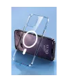 Apple iPhone 14 Pro Max Kılıf Tron Şeffaf Magsafe Kapak - Şeffaf