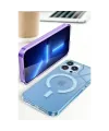 Apple iPhone 14 Pro Max Kılıf Troy Magsafe Kapak - Mor