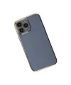 Apple iPhone 14 Pro Max Kılıf Volet Silikon - Mavi