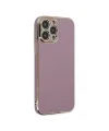 Apple iPhone 14 Pro Max Kılıf Volet Silikon - Mor