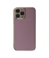 Apple İphone 14 Pro Max Kılıf Volet Silikon - Mor