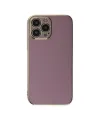 Apple iPhone 14 Pro Max Kılıf Volet Silikon - Mor