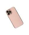 Apple iPhone 14 Pro Max Kılıf Volet Silikon - Pembe