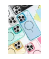 Apple iPhone 14 Pro Max Live Diamond Magsafe Kapak - Mavi
