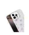 Apple iPhone 14 Pro Max Lumi Desenli Kapak - Beyaz