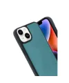 Apple İphone 15 Kılıf Aras Deri Kapak - Açık Yeşil