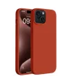 Apple iPhone 15 Kılıf First Silikon - Kırmızı