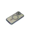 Apple İphone 15 Kılıf Joke Simli Magneticsafe Kılıf - Lacivert
