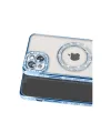 Apple İphone 15 Kılıf Joke Simli Magneticsafe Kılıf - Mavi