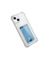Apple iPhone 15 Kılıf Kart Şeffaf Silikon - Şeffaf
