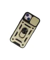 Apple İphone 15 Kılıf Pars Lens Yüzüklü Silikon - Gold